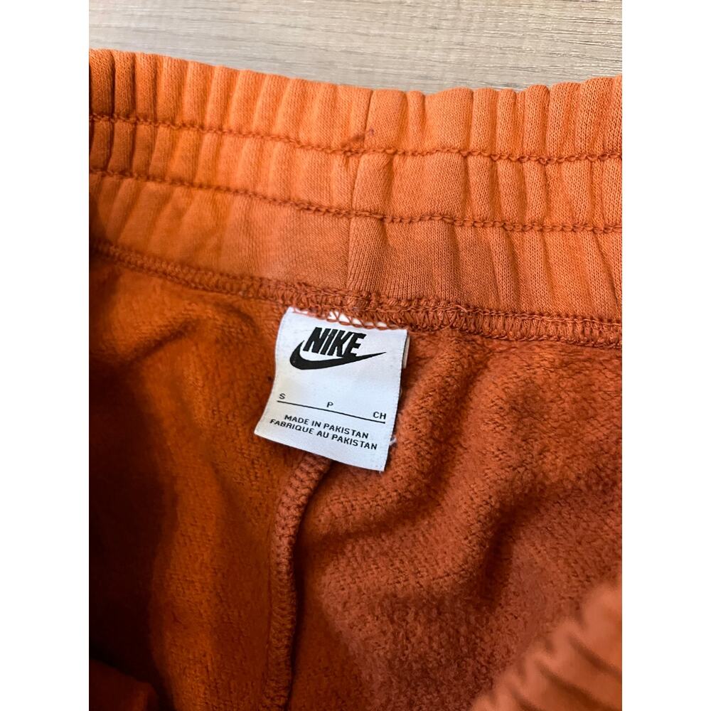 Nike Burnt Orange High Waist Sweat Pants - Picture 3 of 4